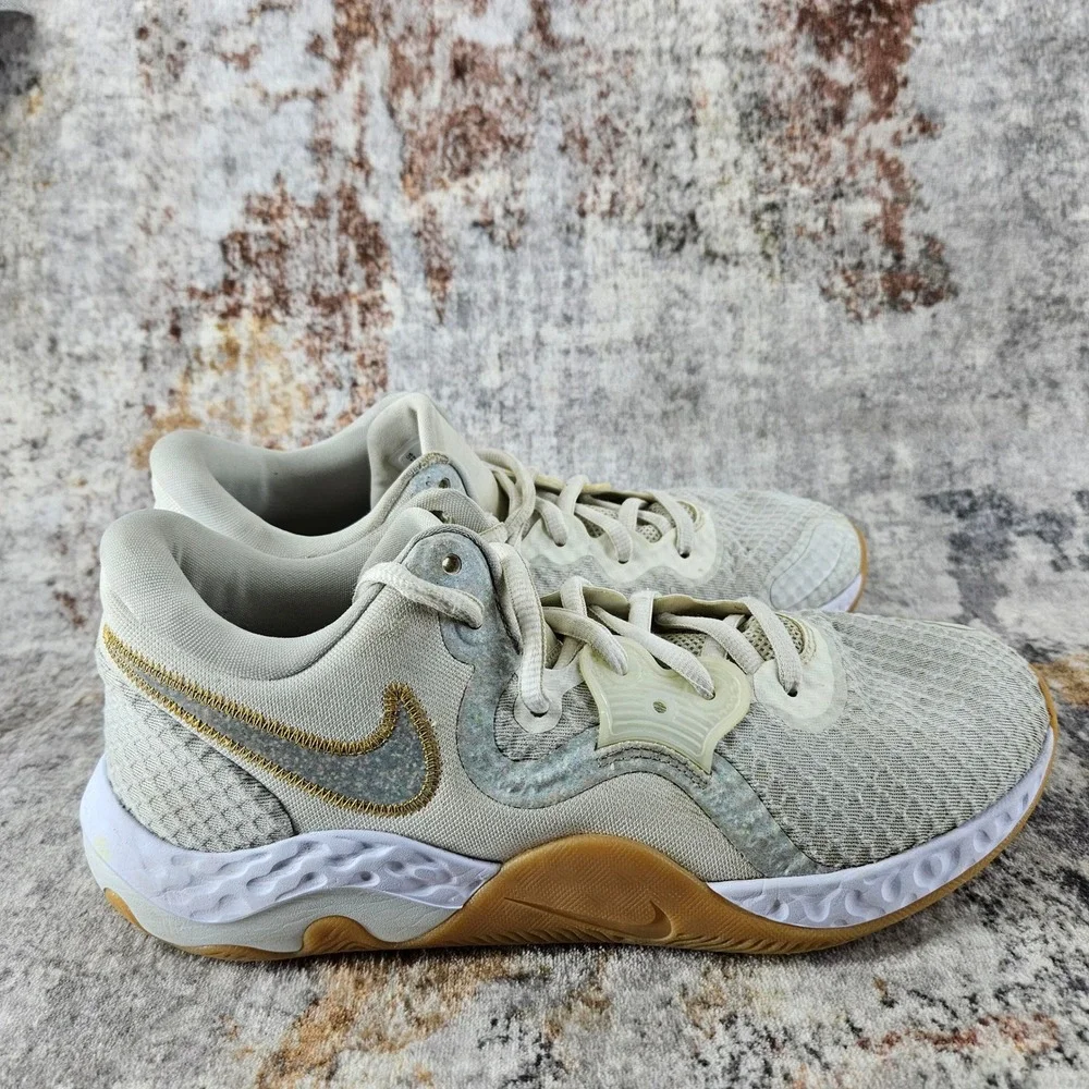 Nike Renew Elevate 2 Basketball Shoes Mens 12 Summit White Gum‎ CW3406-100